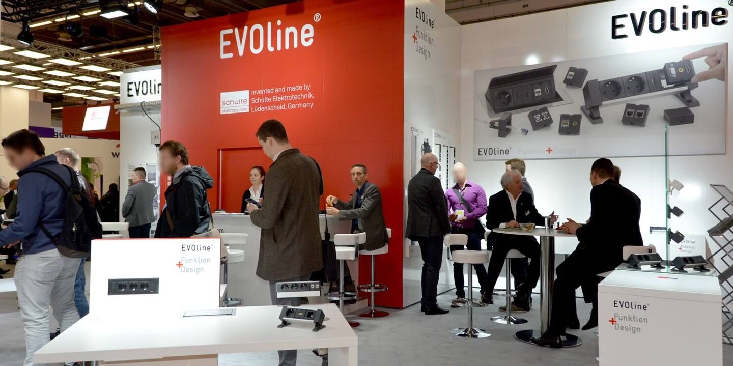 EVOline Stand auf der light+building